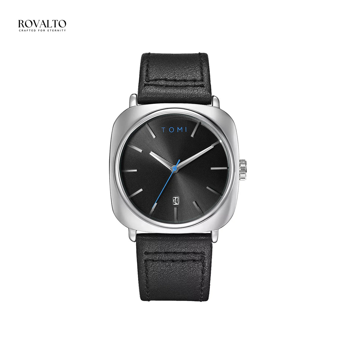 TOMI  Leather Strap Watch