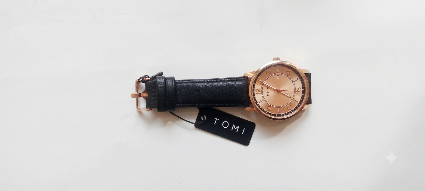 Tomi  round stylish watch