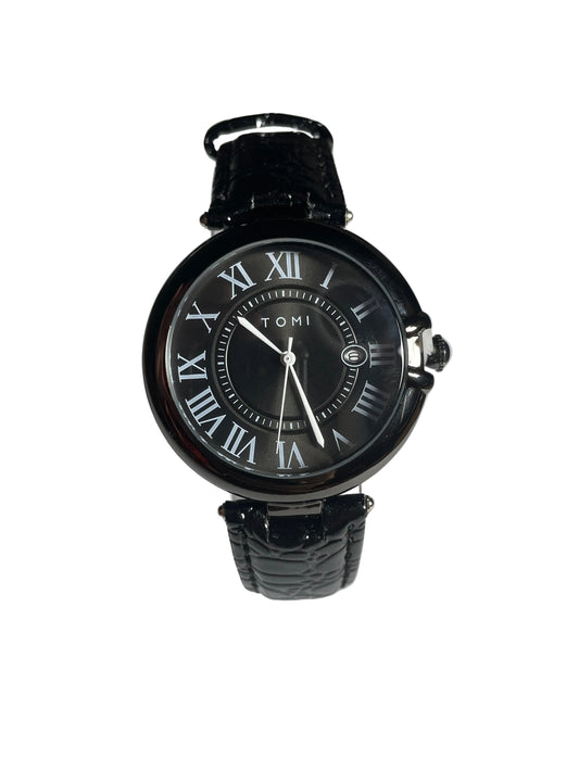 TOMI  Leather Strap Watch