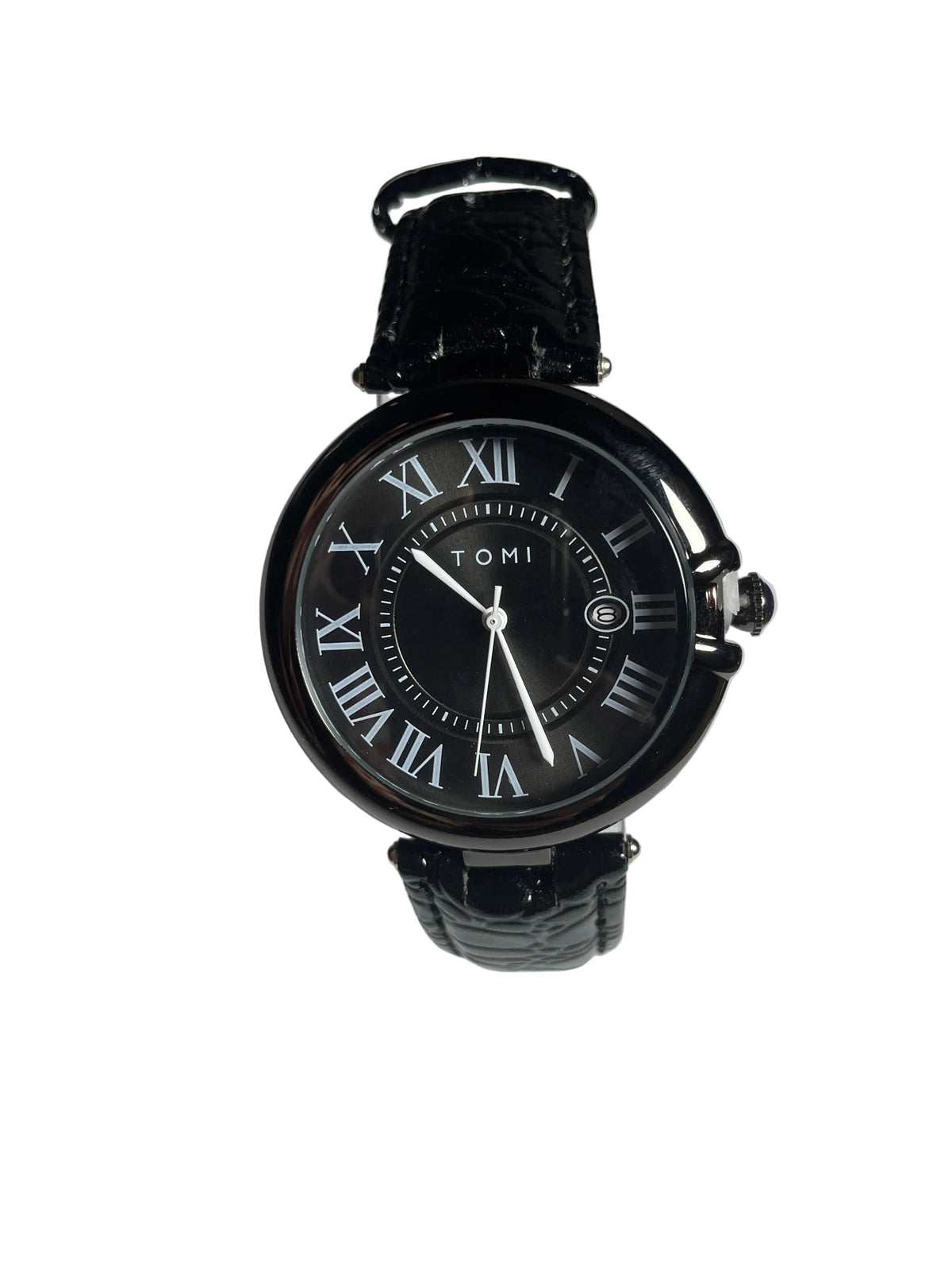 TOMI  Leather Strap Watch