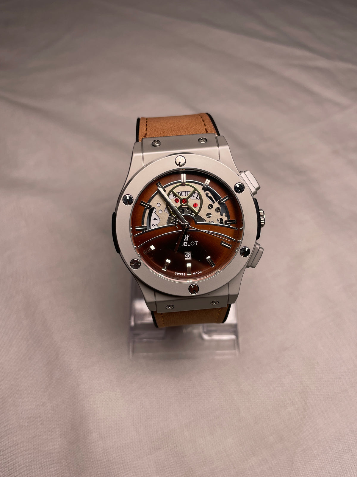 Hublot Classic Fusion Leather Strap Watch