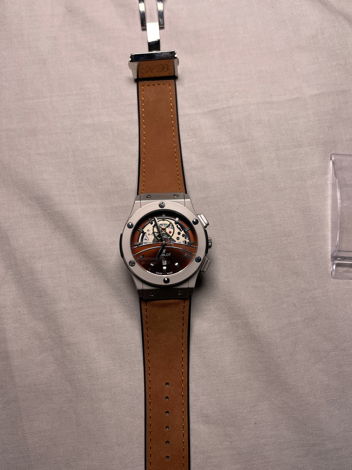 Hublot Classic Fusion Leather Strap Watch
