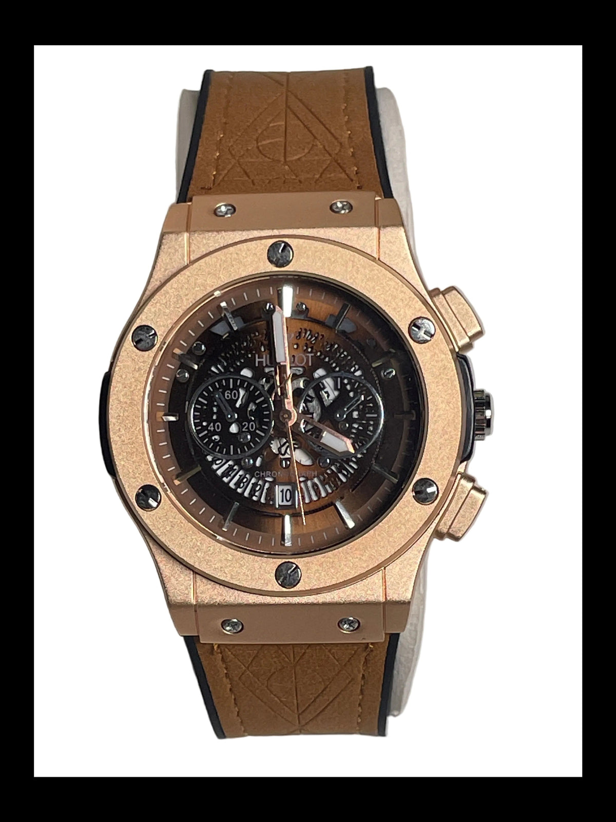 Hublot Classic Fusion Leather Strap Watch
