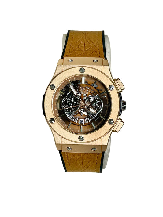 Hublot Classic Fusion Leather Strap Watch