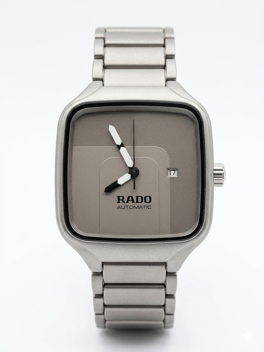 Rado grey / Silver square watch