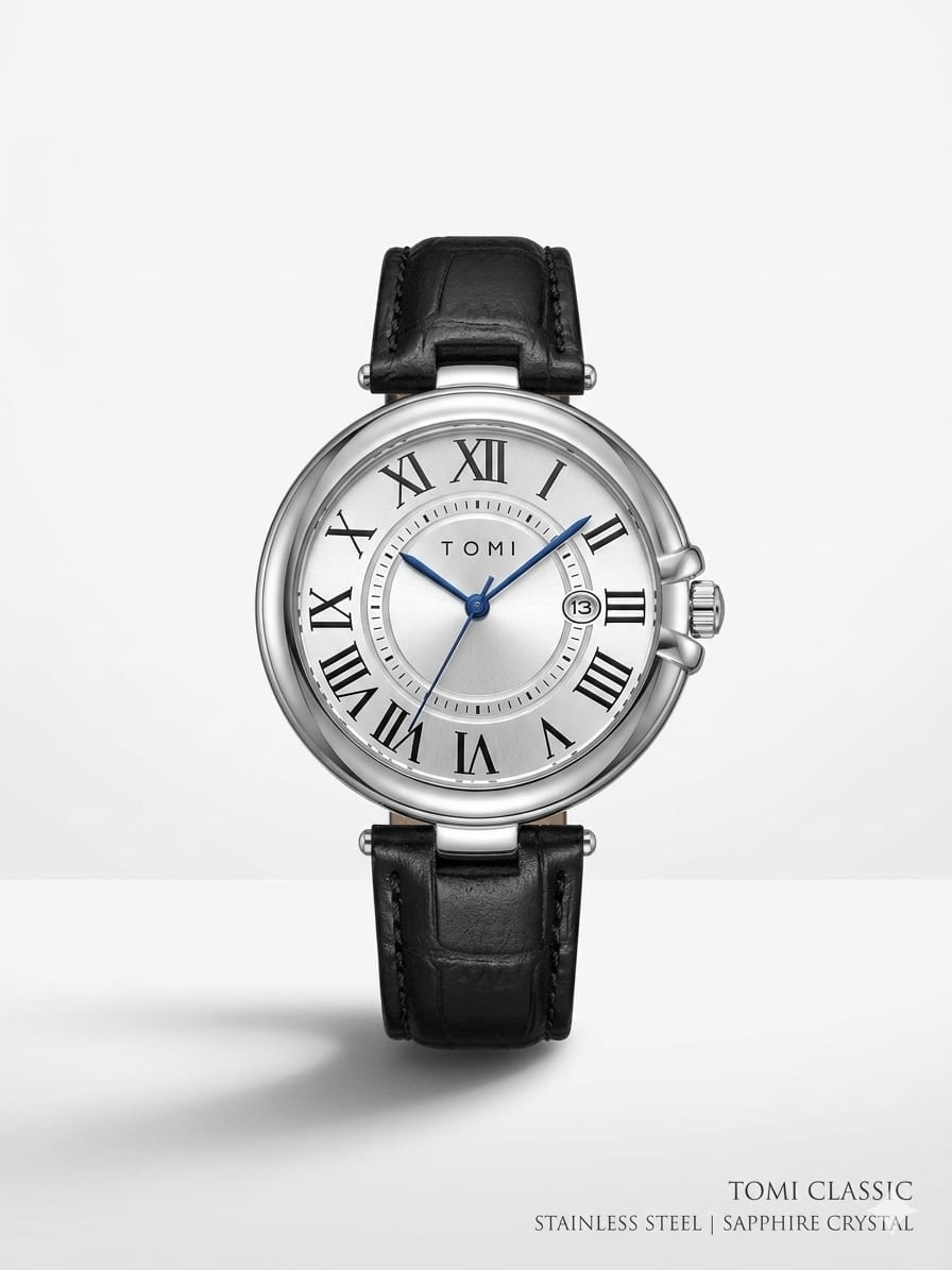 Tomi  round stylish watch