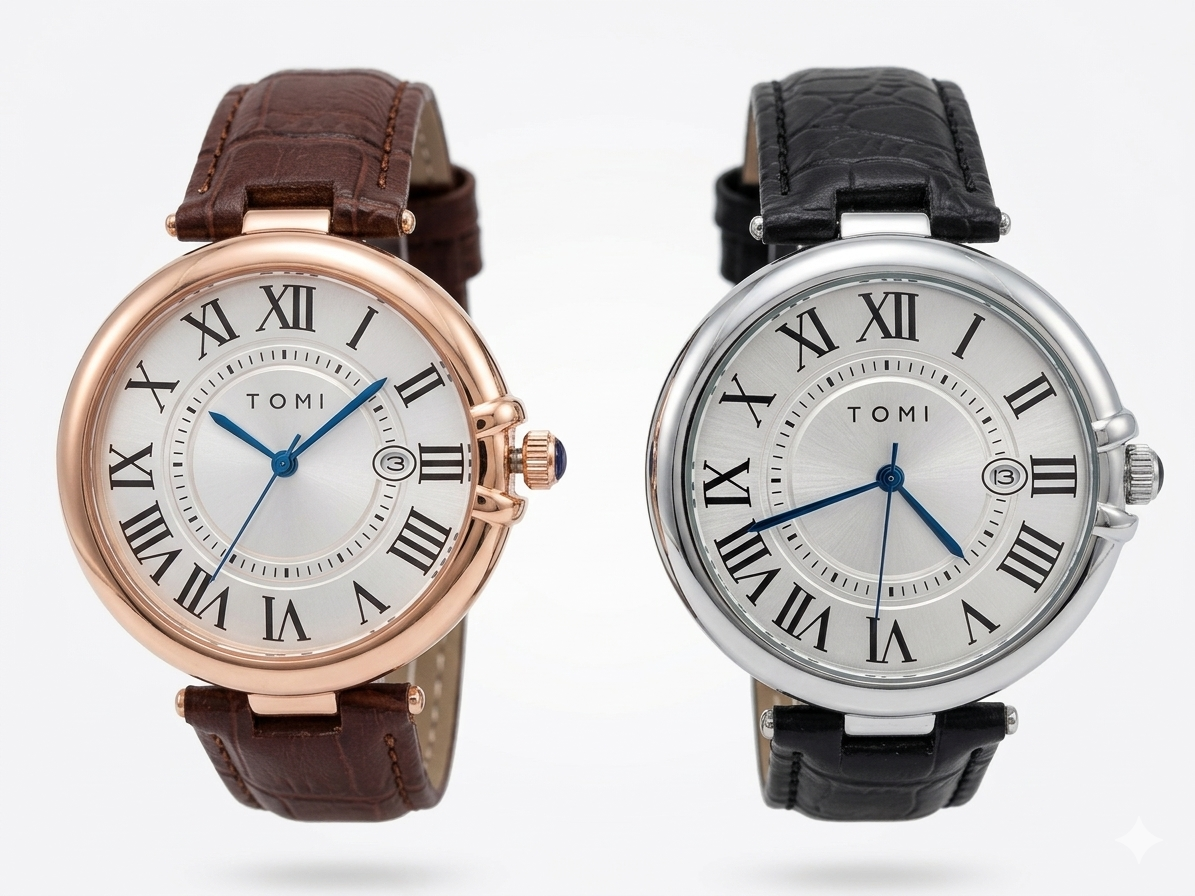 Tomi  round stylish watch