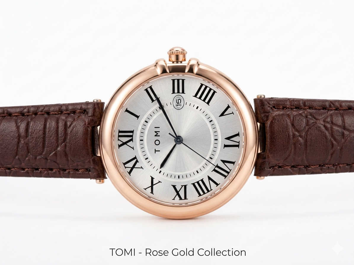 Tomi  round stylish watch